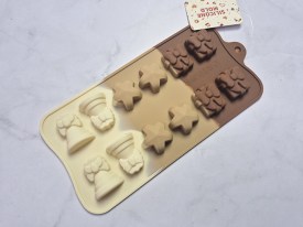 Molde silicona tricolor bombones regalitos y torres 